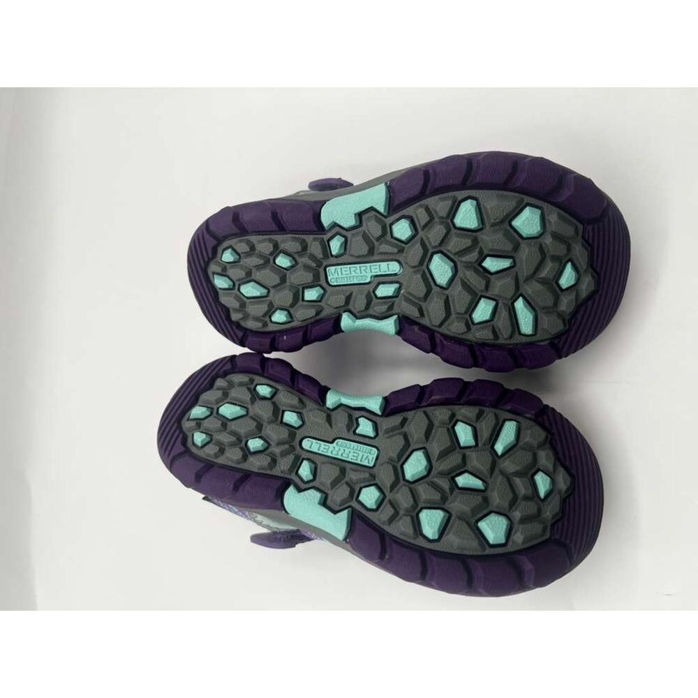 Merrell Hydro Hiker Sandals Girls US 9W EU 27 Purple Water Shoes NEW Box - Picture 4 of 8